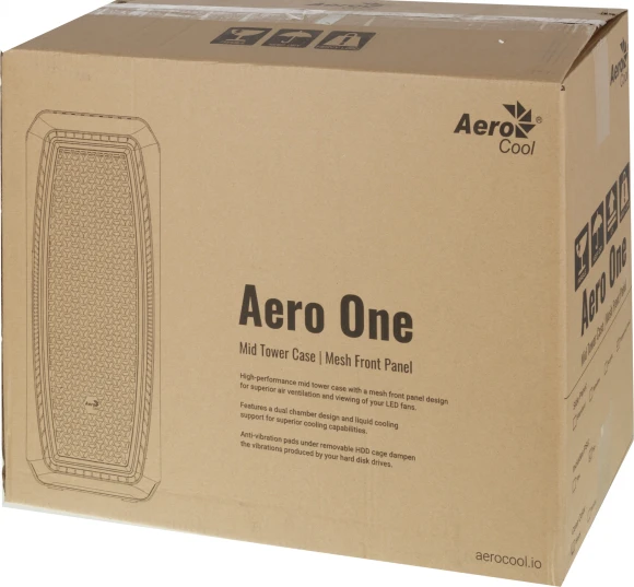 Корпус Aerocool Aero One Frost-G-BK-v1 черный без БП ATX 4x120mm 2x140mm 2xUSB3.0 audio bott PSU