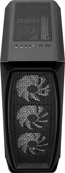 Корпус Aerocool Aero One Frost-G-BK-v1 черный без БП ATX 4x120mm 2x140mm 2xUSB3.0 audio bott PSU