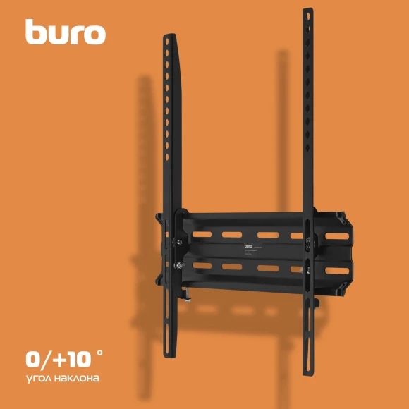 Кронштейн для телевизора Buro TL3 черный 32"-65" макс.35кг настенный наклон