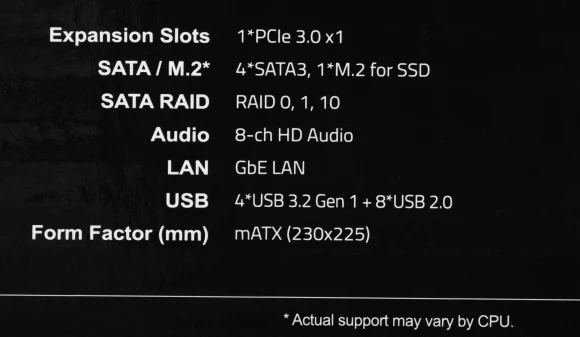 Материнская плата Gigabyte B650M S2H Socket AM5 AMD B650 2xDDR5 mATX AC`97 8ch(7.1) GbLAN RAID+VGA+HDMI+DP
