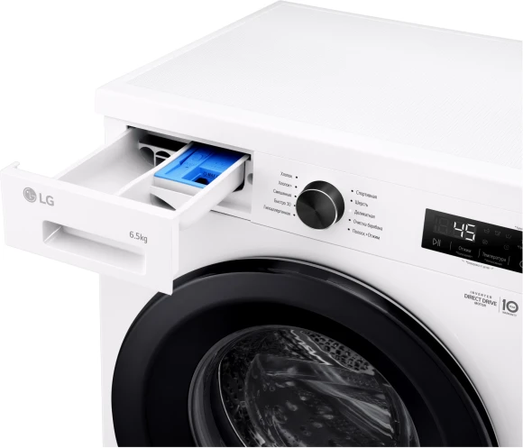 Стиральная машина LG F2Y1WS6W класс: A загр.фронтальная макс.:6.5кг белый инвертор Стиральная машина LG F2Y1WS6W класс: A загр.фронтальная макс.:6.5кг белый инвертор