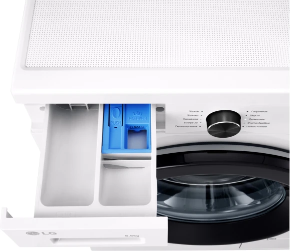 Стиральная машина LG F2Y1WS6W класс: A загр.фронтальная макс.:6.5кг белый инвертор Стиральная машина LG F2Y1WS6W класс: A загр.фронтальная макс.:6.5кг белый инвертор