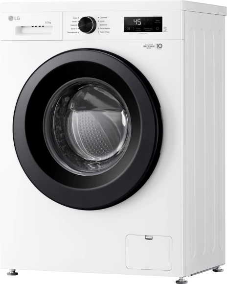 Стиральная машина LG F2Y1WS6W класс: A загр.фронтальная макс.:6.5кг белый инвертор Стиральная машина LG F2Y1WS6W класс: A загр.фронтальная макс.:6.5кг белый инвертор