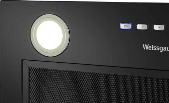 Вытяжка встраиваемая Weissgauff Fiona 60 BL черный управление: кнопочное (1 мотор)