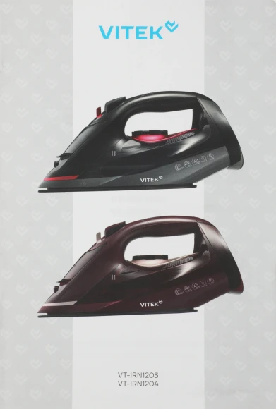 Утюг Vitek VT-IRN1204 2400Вт бордовый