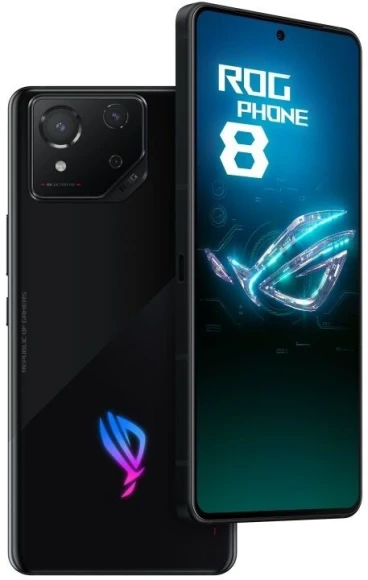 Смартфон Asus AI2401_A ROG Phone 8 256Gb 12Gb черный моноблок 3G 4G 2Sim 6.78" 1080x2400 Android 14 50Mpix 802.11 a/b/g/n/ac/ax/be NFC GPS GSM900/1800 GSM1900 Protect