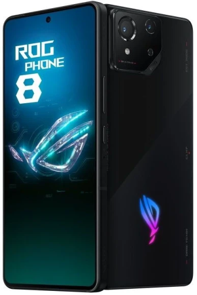 Смартфон Asus AI2401_A ROG Phone 8 256Gb 12Gb черный моноблок 3G 4G 2Sim 6.78" 1080x2400 Android 14 50Mpix 802.11 a/b/g/n/ac/ax/be NFC GPS GSM900/1800 GSM1900 Protect