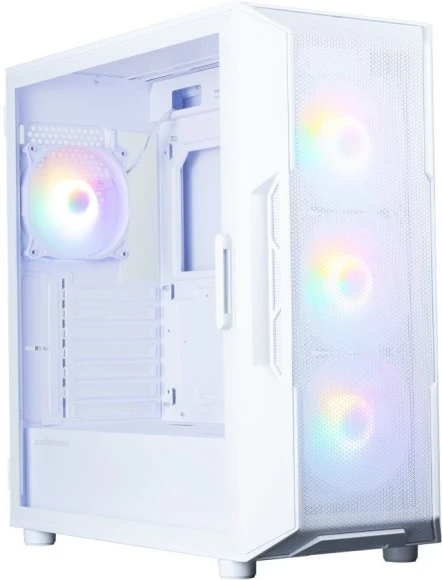 Корпус Zalman i3 Neo V2 белый без БП ATX 7x120mm 5x140mm 1xUSB3.0 audio bott PSU