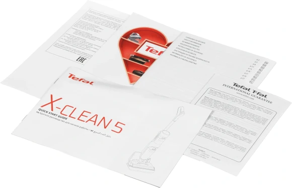 Пылесос моющий Tefal X-Clean 5 GF5555F0 200Вт серый/черный Пылесос моющий Tefal X-Clean 5 GF5555F0 200Вт серый/черный