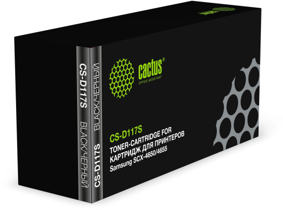 Картридж лазерный Cactus CS-D117S MLT-D117S черный (2500стр.) для Samsung SCX-4650/4655