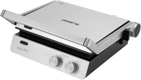Электрогриль Polaris PGP 2803 2000Вт серебристый Электрогриль Polaris PGP 2803 2000Вт серебристый