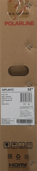 Телевизор LED PolarLine 32" 32PL54TC черный FULL HD 60Hz DVB-T DVB-T2 DVB-C USB (RUS) Телевизор LED PolarLine 32" 32PL54TC черный FULL HD 60Hz DVB-T DVB-T2 DVB-C USB (RUS)