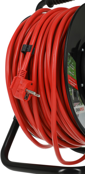 Удлинитель силовой Starwind ST-PSR4.40/G-16 3x2.0кв.мм 4розет. 40м ПВС 16A катушка оранжевый