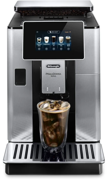 Кофемашина Delonghi Primadonna Soul ECAM610.74.MB 1450Вт черный/серебристый