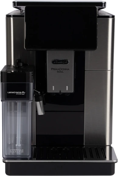 Кофемашина Delonghi Primadonna Soul ECAM610.74.MB 1450Вт черный/серебристый
