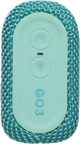 Колонка порт. JBL GO 3 бирюзовый 4.2W 1.0 BT 10м (JBLGO3TEAL)