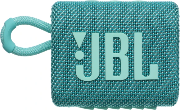 Колонка порт. JBL GO 3 бирюзовый 4.2W 1.0 BT 10м (JBLGO3TEAL)