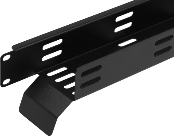 Кабельный органайзер горизонтальный ЦМО ГКО-Л-1-9005 односторонний пластиковый канал 2U шир.:19" глуб.:67.6мм Кабельный органайзер горизонтальный ЦМО ГКО-Л-1-9005 односторонний пластиковый канал 2U шир.:19" глуб.:67.6мм