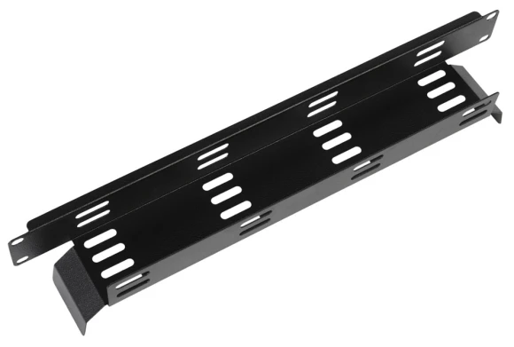 Кабельный органайзер горизонтальный ЦМО ГКО-Л-1-9005 односторонний пластиковый канал 2U шир.:19" глуб.:67.6мм Кабельный органайзер горизонтальный ЦМО ГКО-Л-1-9005 односторонний пластиковый канал 2U шир.:19" глуб.:67.6мм