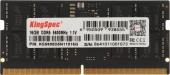 Память DDR5 16GB 5600MHz Kingspec KS5600D5N11016G RTL PC5-44800 CL40 SO-DIMM 288-pin 1.1В single rank Ret Память DDR5 16GB 5600MHz Kingspec KS5600D5N11016G RTL PC5-44800 CL40 SO-DIMM 288-pin 1.1В single rank Ret