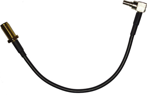 Кабель Рэмо SMA solid Cu 0.14м черный CRC9 (m)-SMA (f) (упак.:1шт) (CRC9)