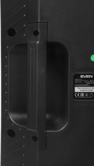 Колонка порт. Sven АС PS-710 черный 100W 1.0 BT/3.5Jack 10м 4400mAh Колонка порт. Sven АС PS-710 черный 100W 1.0 BT/3.5Jack 10м 4400mAh