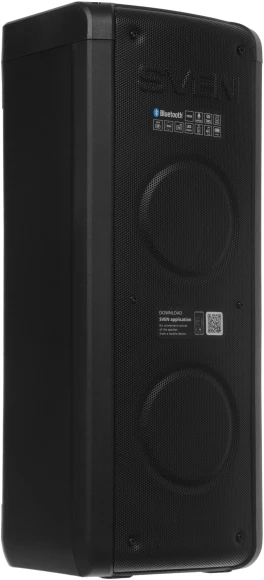 Колонка порт. Sven АС PS-710 черный 100W 1.0 BT/3.5Jack 10м 4400mAh Колонка порт. Sven АС PS-710 черный 100W 1.0 BT/3.5Jack 10м 4400mAh