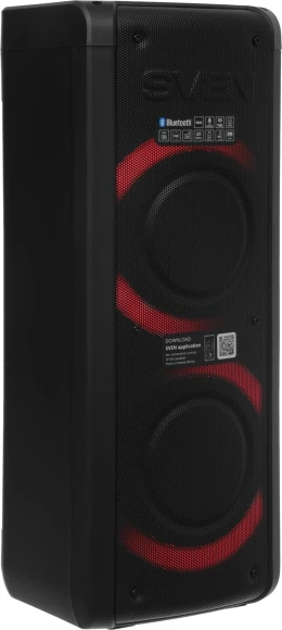 Колонка порт. Sven АС PS-710 черный 100W 1.0 BT/3.5Jack 10м 4400mAh Колонка порт. Sven АС PS-710 черный 100W 1.0 BT/3.5Jack 10м 4400mAh