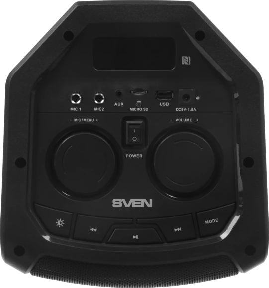 Колонка порт. Sven АС PS-710 черный 100W 1.0 BT/3.5Jack 10м 4400mAh Колонка порт. Sven АС PS-710 черный 100W 1.0 BT/3.5Jack 10м 4400mAh