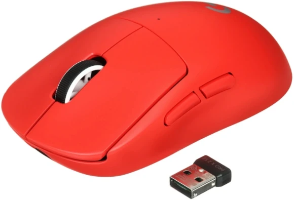 Мышь Logitech G PRO X SUPERLIGHT 2 SE красный оптическая 44000dpi беспров. USB-C 4but (910-007474)