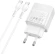 Сетевое зар./устр. Hoco CS112A Lounge PD30W+QC3.0 with cable 30W 3A (PD+QC) универсальное белый (80417)