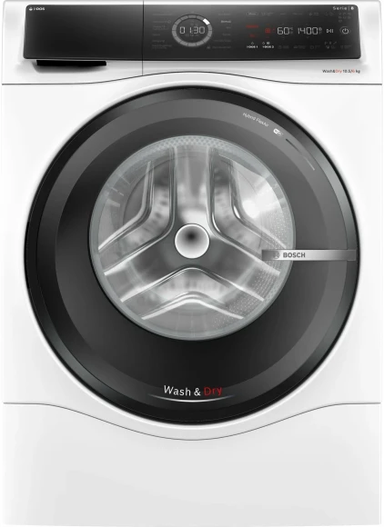 Стиральная машина Bosch Serie 8 WNC254A0SN пан.англ. загр.фронтальная макс.:10.5кг (с сушкой) белый