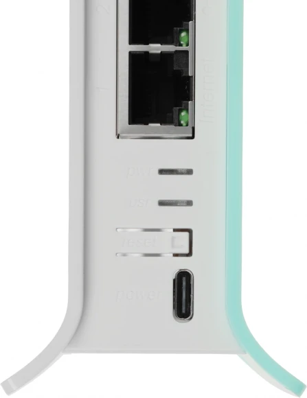 Роутер беспроводной MikroTik hAP ax lite (L41G-2AXD) AX600 10/100/1000BASE-TX голубой Роутер беспроводной MikroTik hAP ax lite (L41G-2AXD) AX600 10/100/1000BASE-TX голубой