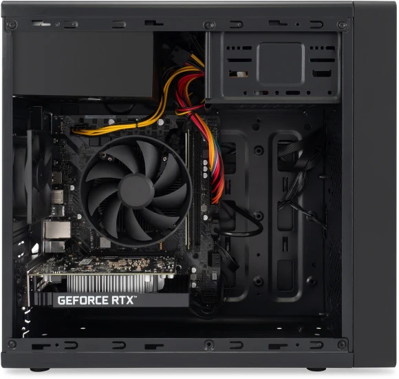 ПК IRU Tactio 310H6SEA MT i3 13100F (3.4) 16Gb SSD512Gb RTX3050 6Gb FreeDOS GbitEth 600W черный (RUS) (2113605)