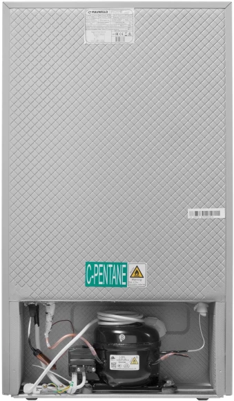 Холодильник Maunfeld MFF83SL 1-нокамерн. серебристый мат. Холодильник Maunfeld MFF83SL 1-нокамерн. серебристый мат.