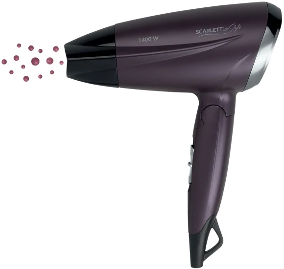 Фен Scarlett SC-HD70IT13 1400Вт фиолетовый/черный