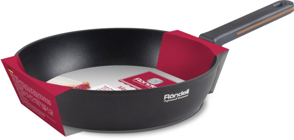 Сковорода Rondell Marvel RDA-1908 круглая 24см покрытие: Xylan Plus ручка несъемная (без крышки) серый