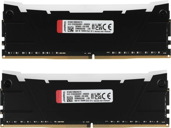 Память DDR4 2x8GB 3600MHz Kingston KF436C16RB2AK2/16 Fury Renegade RGB RTL Gaming PC4-28800 CL16 DIMM 288-pin 1.35В kit dual rank с радиатором Ret Память DDR4 2x8GB 3600MHz Kingston KF436C16RB2AK2/16 Fury Renegade RGB RTL Gaming PC4-28800 CL16 DIMM 288-pin 1.35В kit dual rank с радиатором Ret