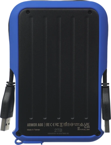 Жесткий диск Silicon Power USB3.0 2TB SP020TBPHD66SS3B Armor A66 2.5" синий