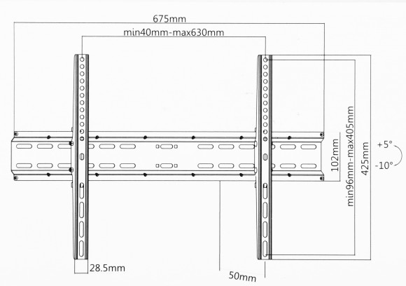 Кронштейн для телевизора Ultramounts UM835T черный 37"-70" макс.35кг настенный наклон Кронштейн для телевизора Ultramounts UM835T черный 37"-70" макс.35кг настенный наклон