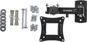 Кронштейн для телевизора Hyundai GL-R3 черный 10"-27" макс.15кг настенный поворот и наклон