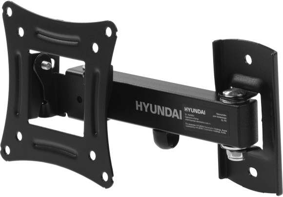 Кронштейн для телевизора Hyundai GL-R3 черный 10"-27" макс.15кг настенный поворот и наклон Кронштейн для телевизора Hyundai GL-R3 черный 10"-27" макс.15кг настенный поворот и наклон
