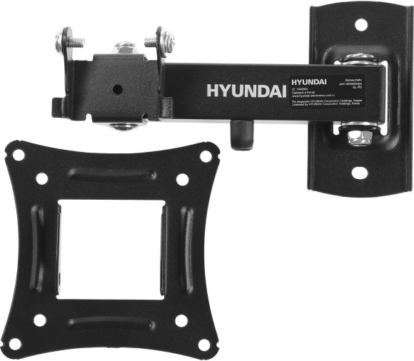 Кронштейн для телевизора Hyundai GL-R3 черный 10"-27" макс.15кг настенный поворот и наклон Кронштейн для телевизора Hyundai GL-R3 черный 10"-27" макс.15кг настенный поворот и наклон