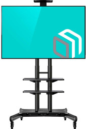 Подставка для телевизора Onkron TS1881 черный 50"-86" макс.105.9кг напольный мобильный Подставка для телевизора Onkron TS1881 черный 50"-86" макс.105.9кг напольный мобильный