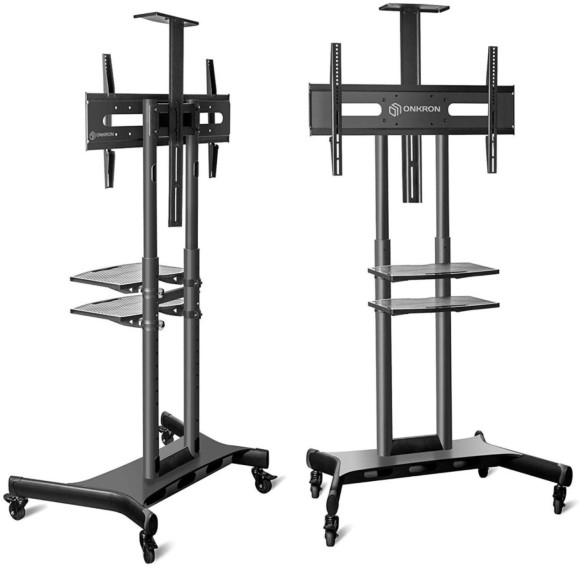 Подставка для телевизора Onkron TS1881 черный 50"-86" макс.105.9кг напольный мобильный Подставка для телевизора Onkron TS1881 черный 50"-86" макс.105.9кг напольный мобильный