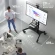 Подставка для телевизора Onkron TS1881 черный 50"-86" макс.105.9кг напольный мобильный