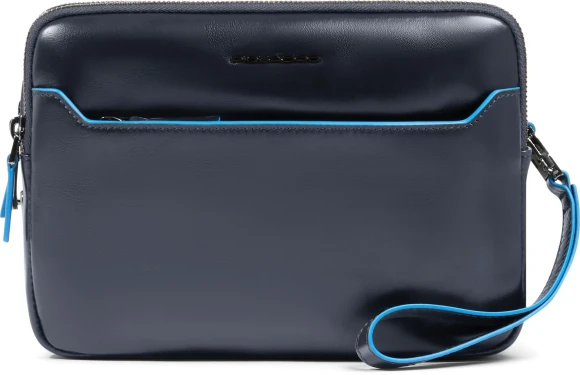 Рюкзак слинг мужской Piquadro Blue Square CA6898B2/BLU2 темно-синий натур.кожа