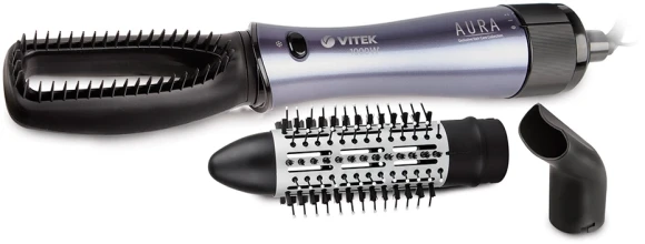 Фен-щетка Vitek VT-8238 1000Вт фиолетовый