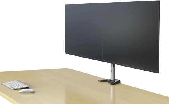 Кронштейн для мониторов Cactus CS-VM-D08-AL серебристый 13"-27" макс.8кг настольный поворот и наклон