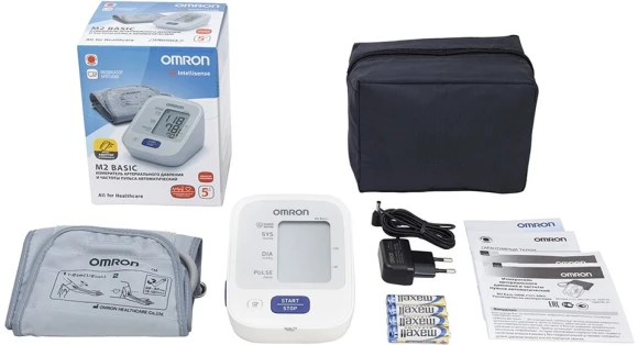 Тонометр автоматический Omron M2 Basic (HEM-7121-ARU)